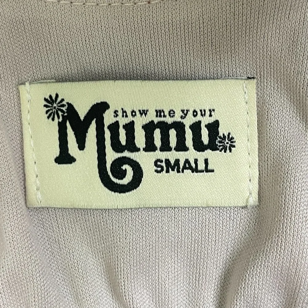 𝅺CAITLIN Ruffle Maxi Dress Magic Mauve Glimmer Show Me Your Mumu Small - Picture 6 of 10